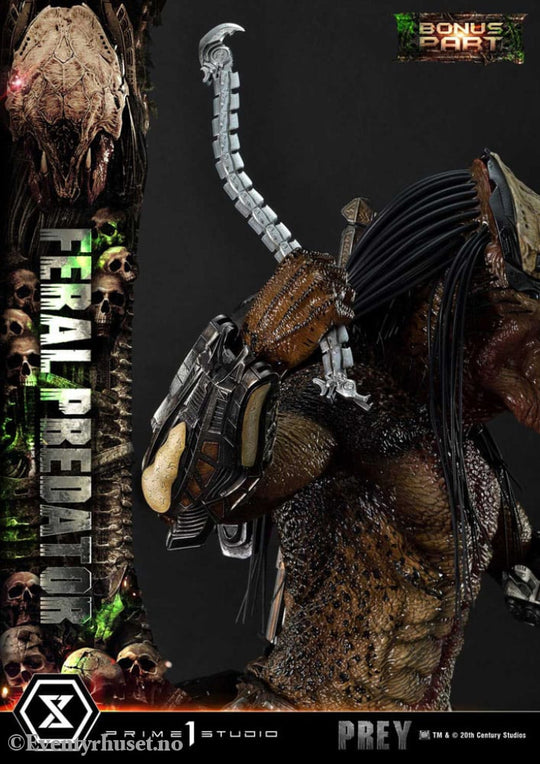 Prey (Movie) Museum Masterline Series Statue 1/3 Feral Predator Deluxe Bonus Version 89 cm Collectibles