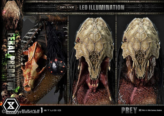 Prey (Movie) Museum Masterline Series Statue 1/3 Feral Predator Deluxe Bonus Version 89 cm Collectibles