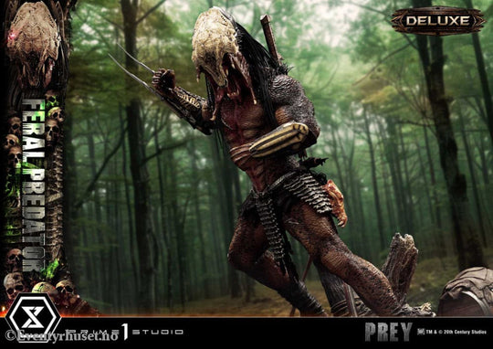 Prey (Movie) Museum Masterline Series Statue 1/3 Feral Predator Deluxe Bonus Version 89 cm Collectibles