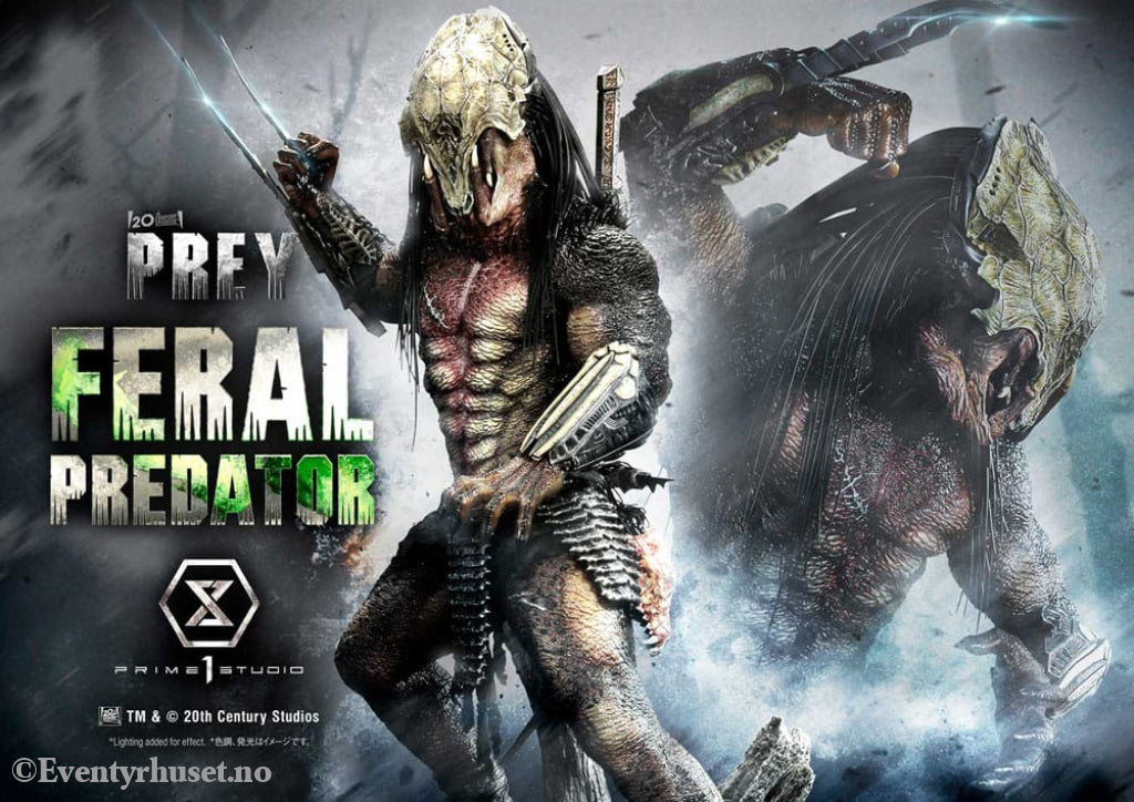 Prey (Movie) Museum Masterline Series Statue 1/3 Feral Predator Deluxe Bonus Version 89 cm Collectibles