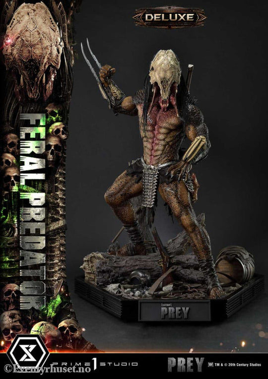 Prey (Movie) Museum Masterline Series Statue 1/3 Feral Predator Deluxe Version 89 cm Collectibles