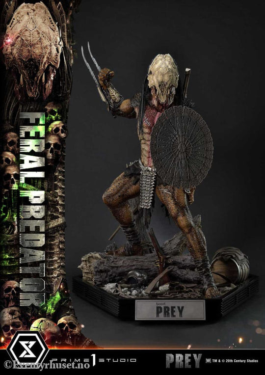 Prey (Movie) Museum Masterline Series Statue 1/3 Feral Predator Deluxe Version 89 cm Collectibles