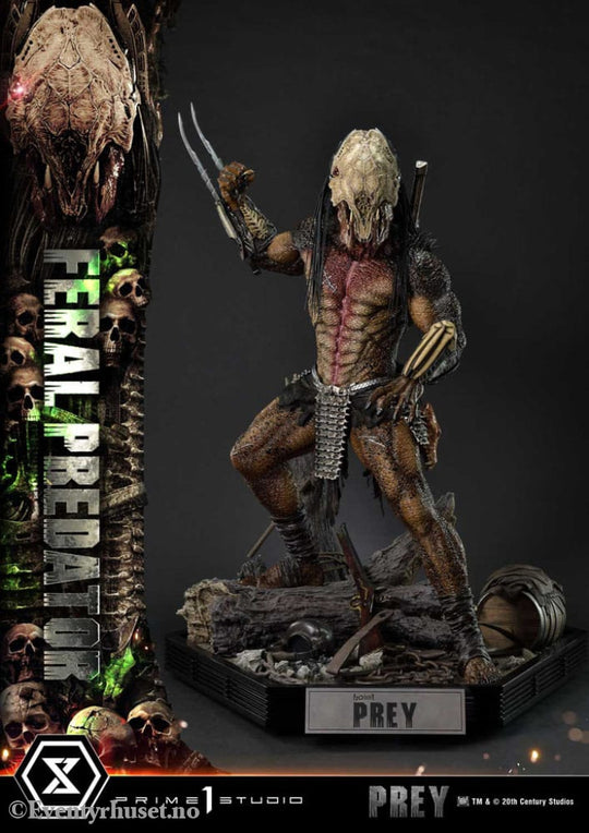 Prey (Movie) Museum Masterline Series Statue 1/3 Feral Predator Deluxe Version 89 cm Collectibles