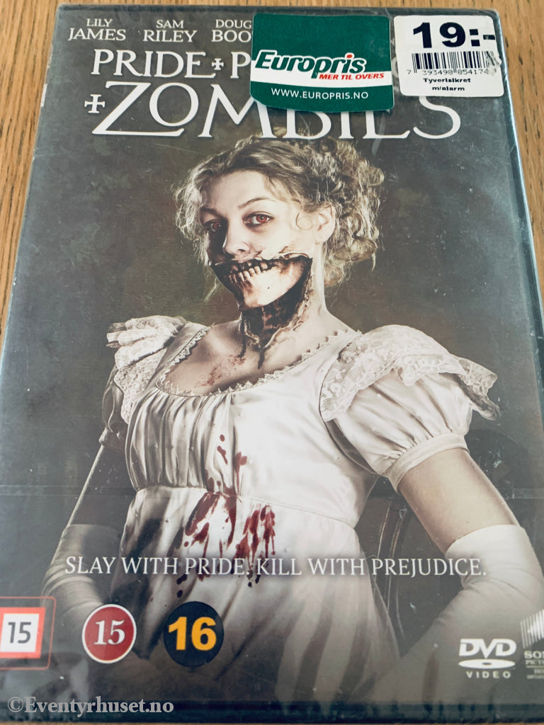 Pride and Prejudice and Zombies (2016). DVD.