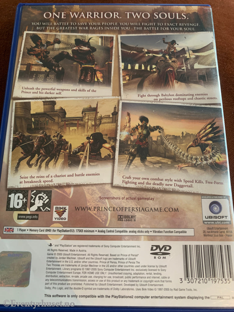 Prince of Persia: The Two Thrones . PS2