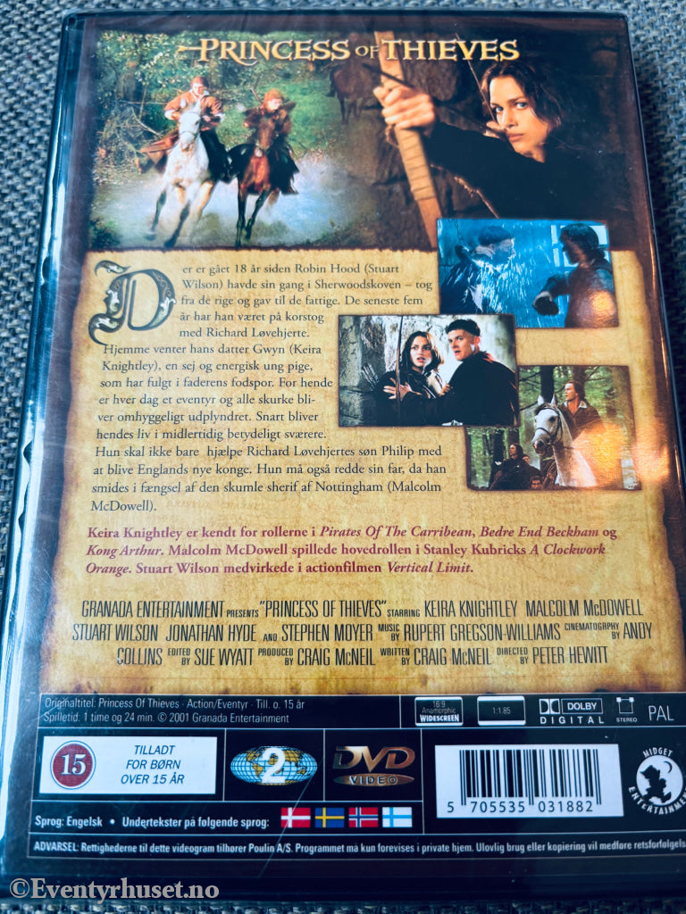 Princess of Thieves. DVD. Ny i plast!