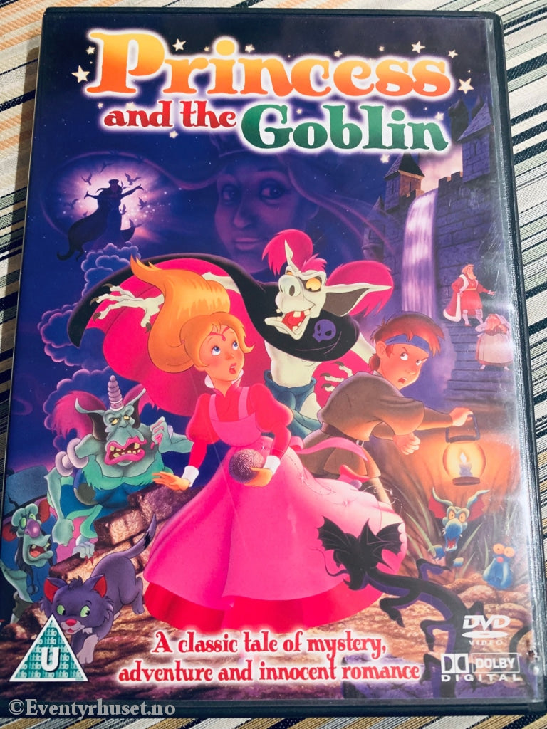 Princess & The Goblin (Prinsessen Og De Onde Dvergene). Dvd. Dvd