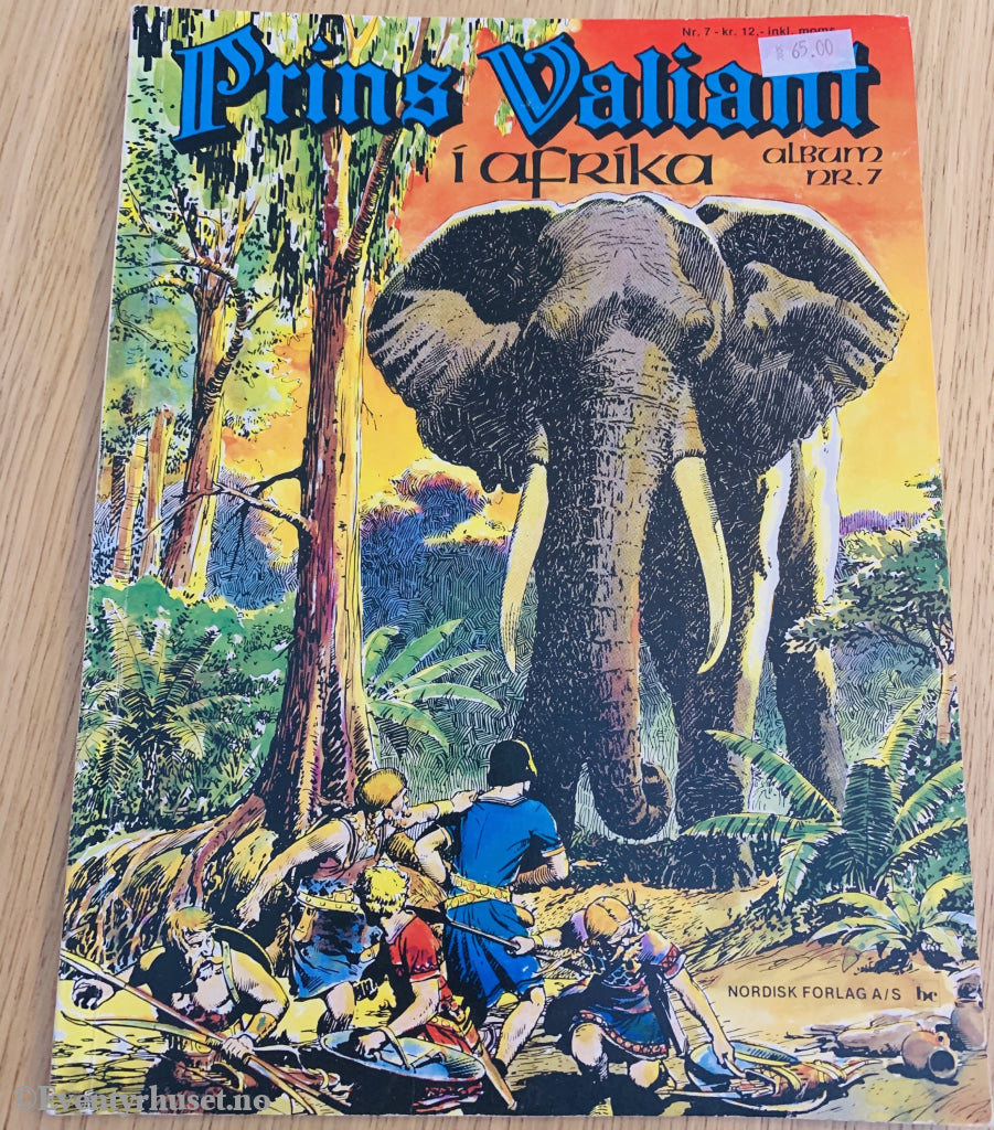 Prins Valiant. 1976/07. I Afrika. Tegneseriealbum