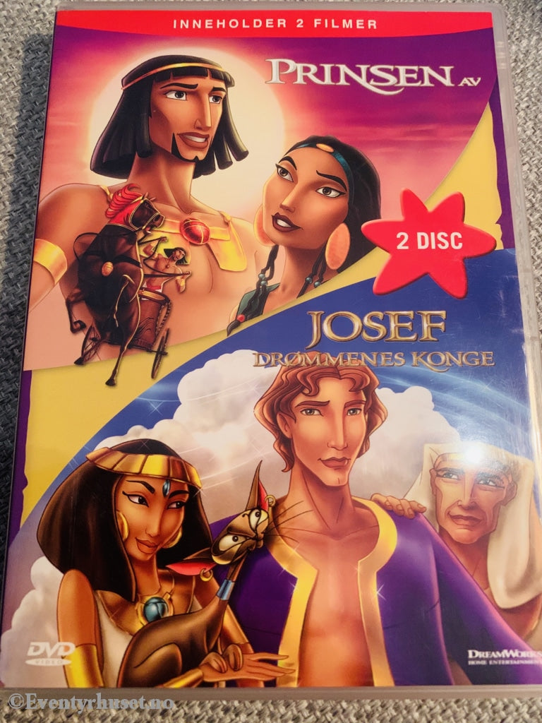 Prinsen Av Egypt / Josef Drømmenes Konge. 2003. Dvd. Dvd