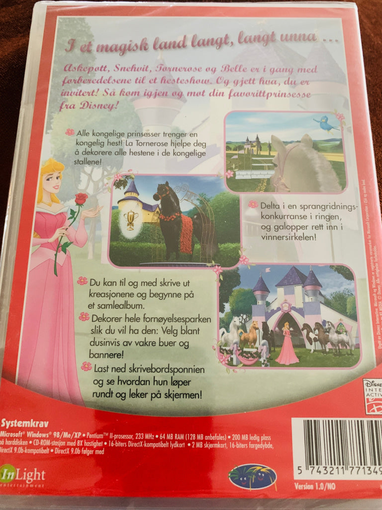 Prinsesse Hesteshow. PC spill. Ny i plast!