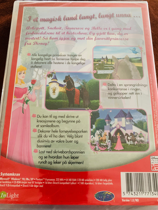 Prinsesse Hesteshow. PC spill. Ny i plast!