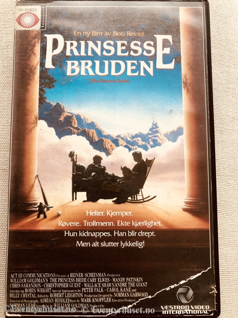 Prinsessebruden. 1988. Vhs Big Box.