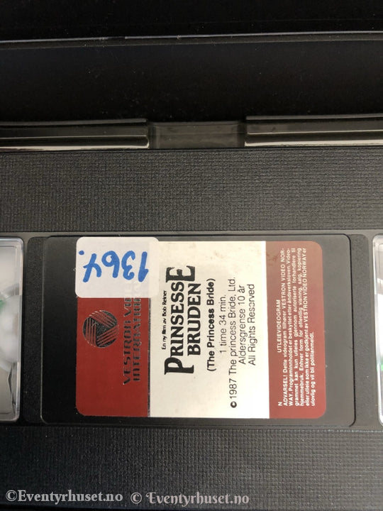 Prinsessebruden. 1988. Vhs Big Box.