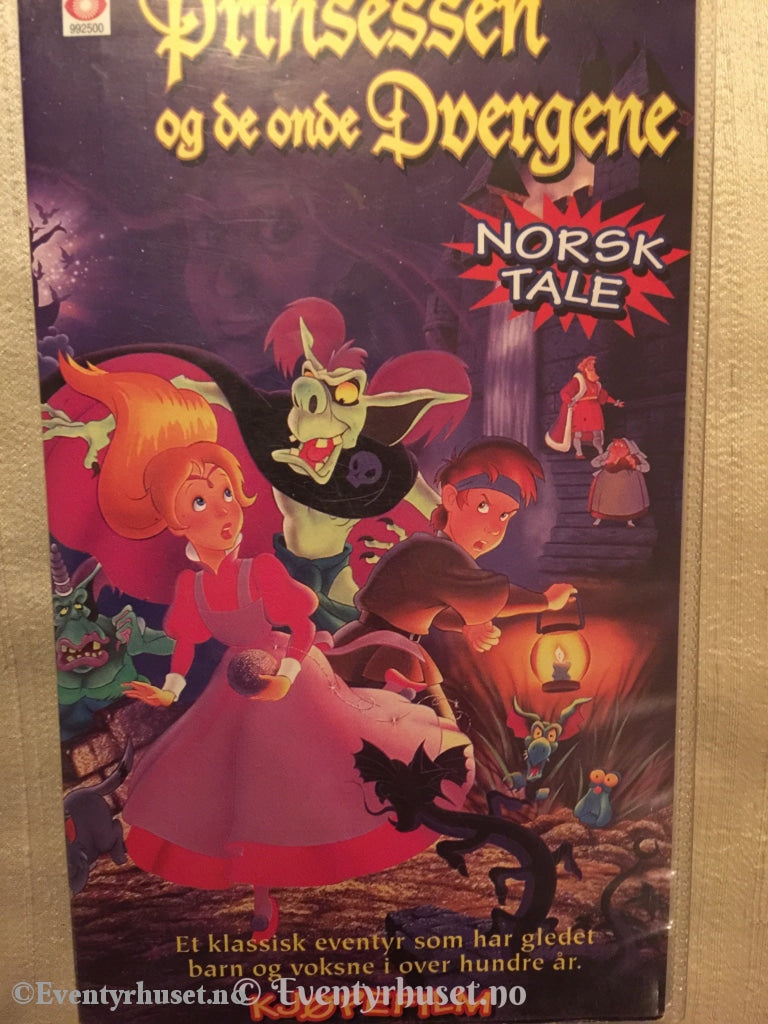 Prinsessen Og De Onde Dvergene. 1991. Vhs. Vhs