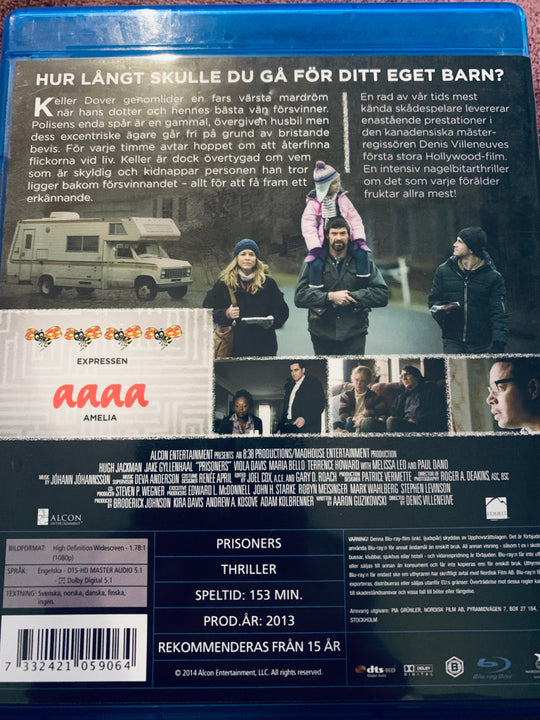 Prisoners. Blu-ray Disc.