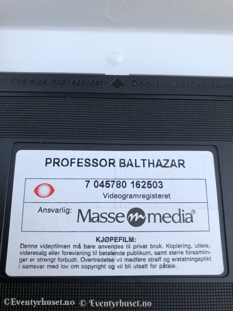 Professor Balthazar. 1992. Vhs. Vhs