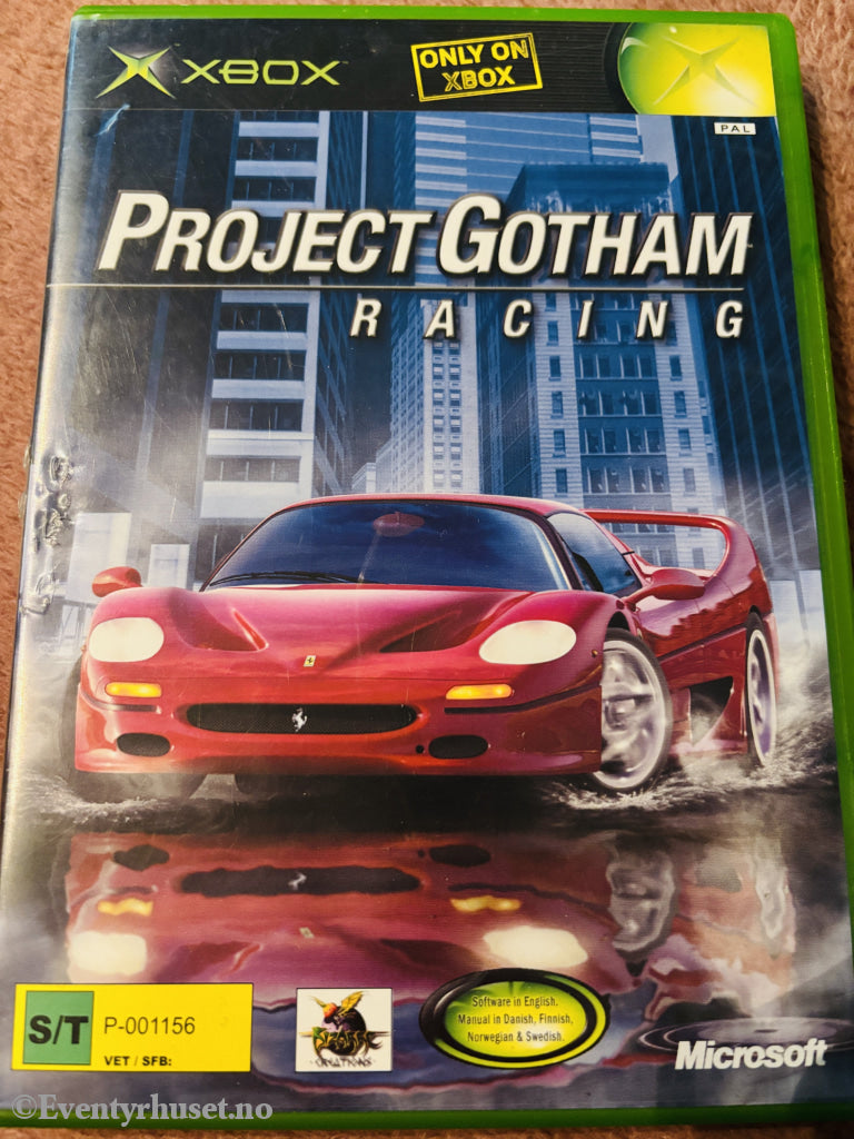Project Gotham Racing. Xbox.