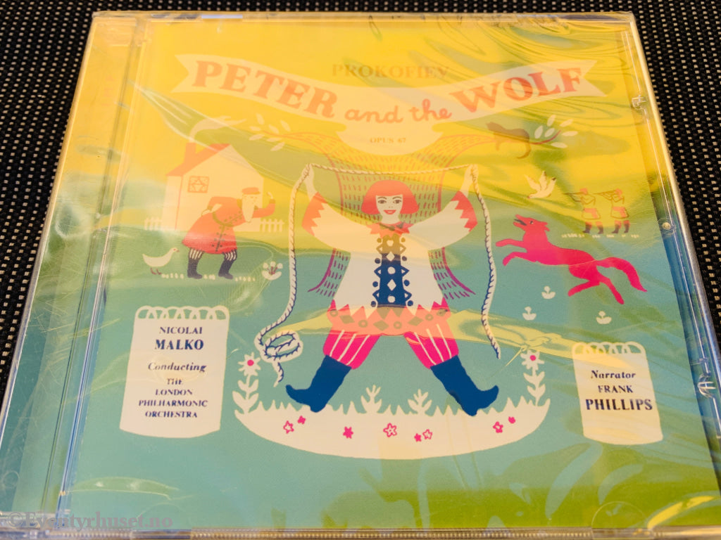 Prokofiev – Peter and the Wolf. Lydbok på CD. Ny i plast!