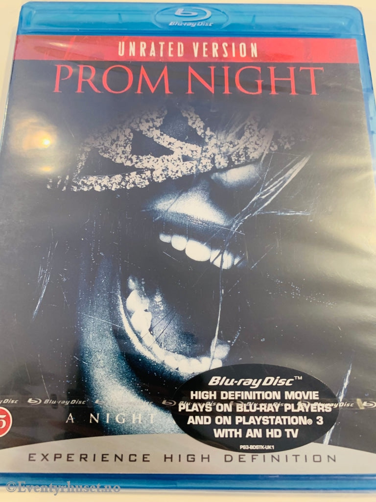 Prom Night - Unrated Version. Blu-Ray. Ny I Plast! Blu-Ray Disc