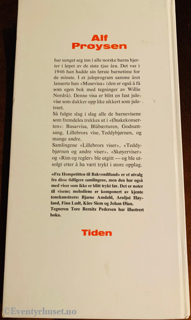 Prøysen. 1966/88. Fra Hompetitten Til Bakvendtland. Fortelling