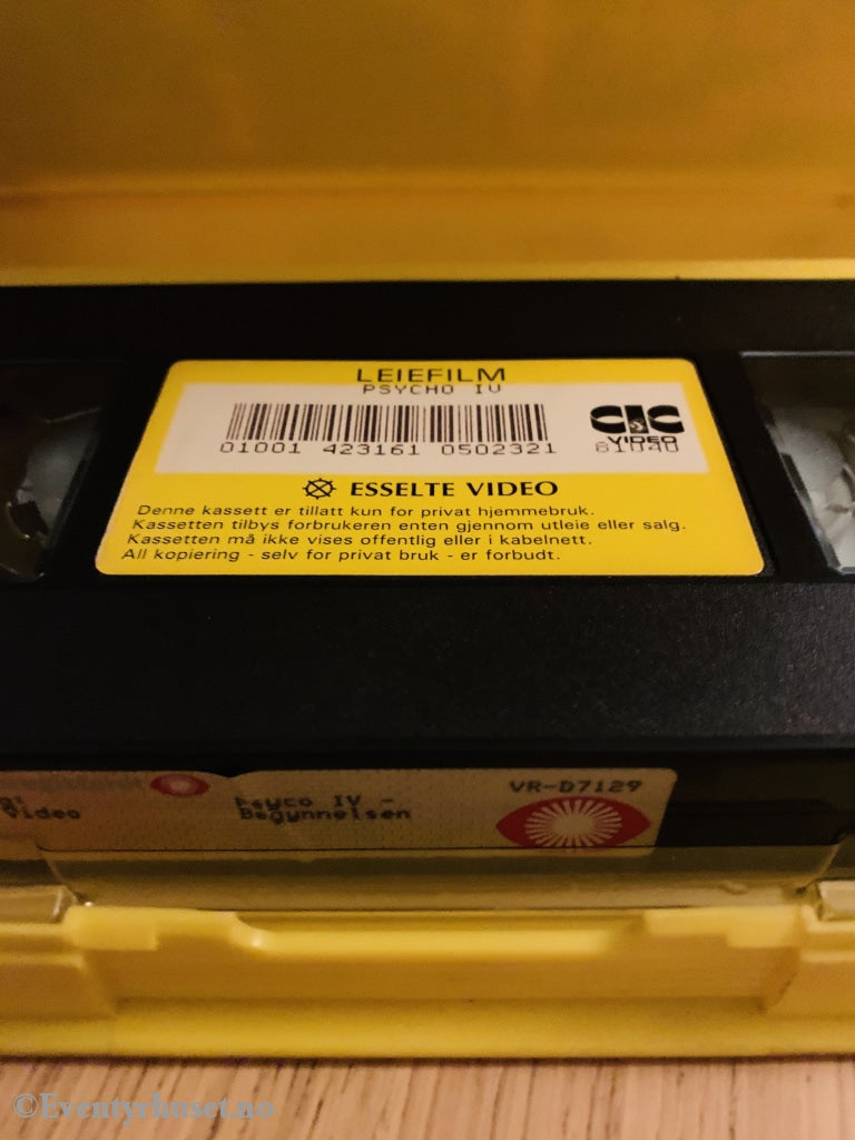Psycho 4. 1990. Vhs Big Box.