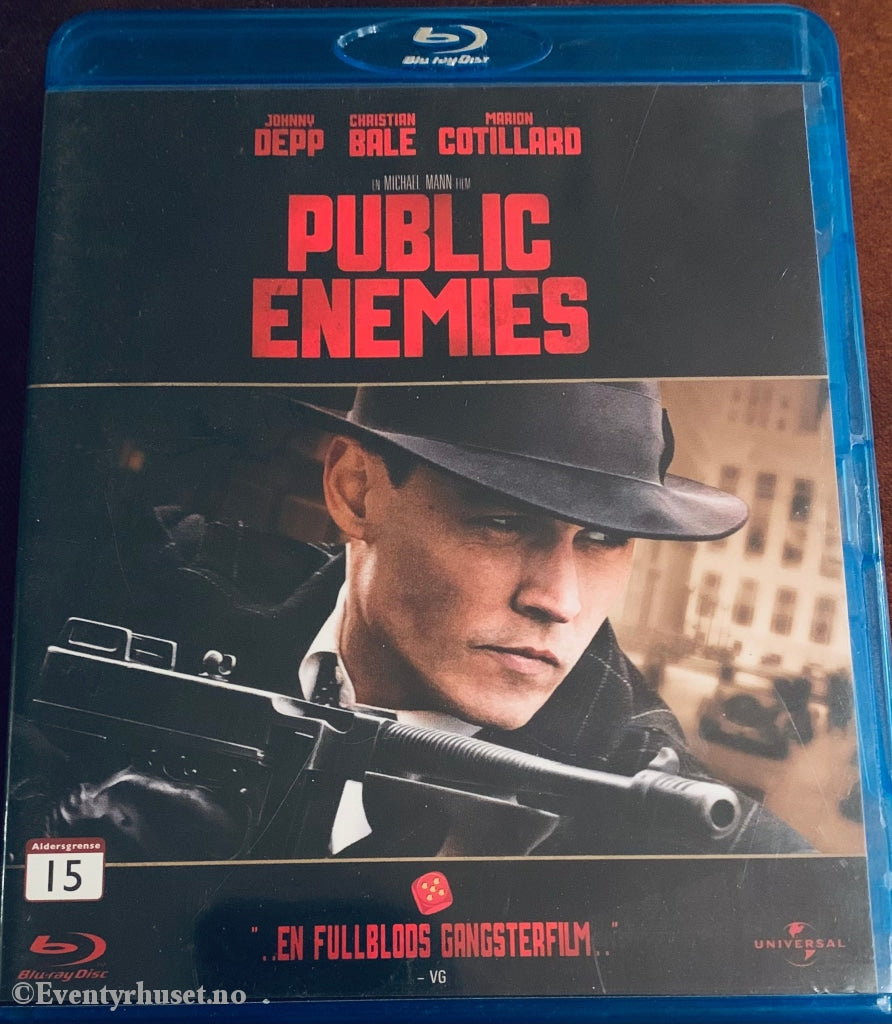 Public Enemies. 2009. Blu-Ray. Blu-Ray Disc