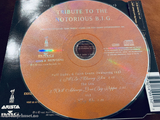 Puff Daddy & Faith Evans / 112 The Lox – Tribute To Notorious B.i.g. 1997. Cd. Cd