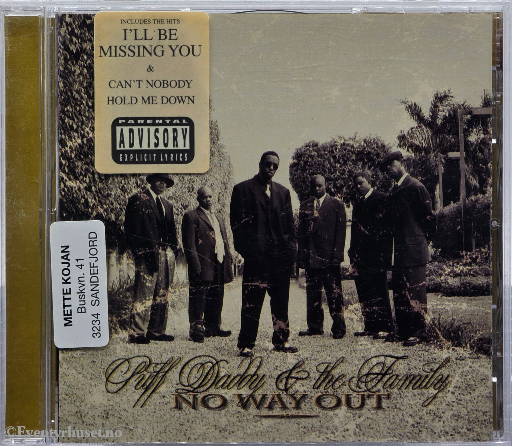 Puff Daddy & The Family. 1997. No Way Out. CD.