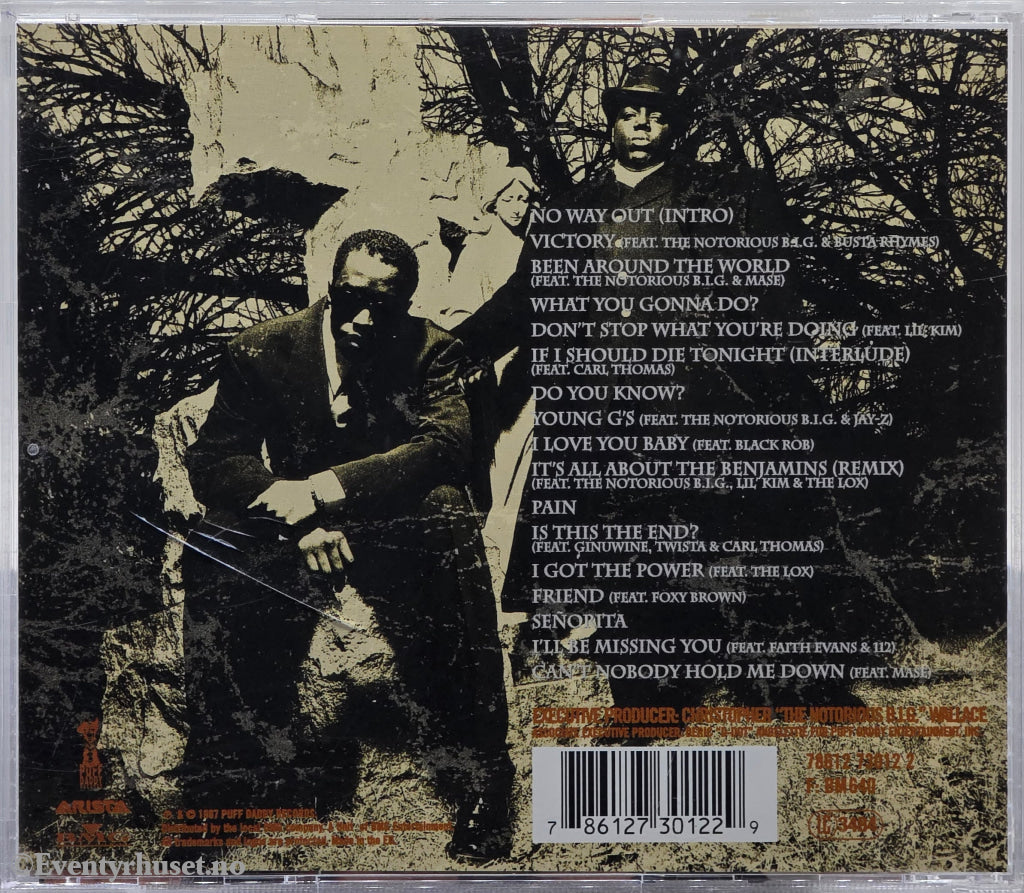 Puff Daddy & The Family. 1997. No Way Out. CD.
