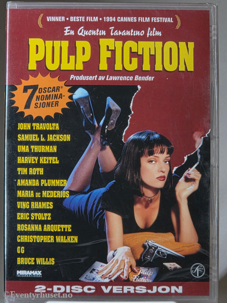 Pulp Fiction (1994). DVD. Ny i plast!