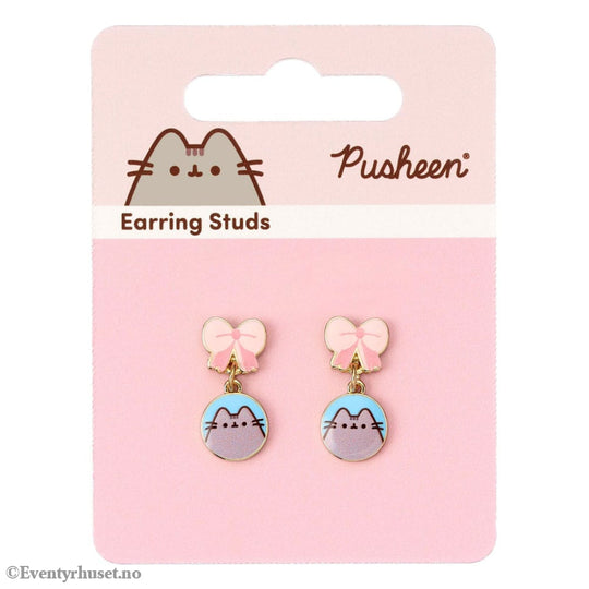Pusheen Drop Earrings Pink Bows Fashion & Accessories