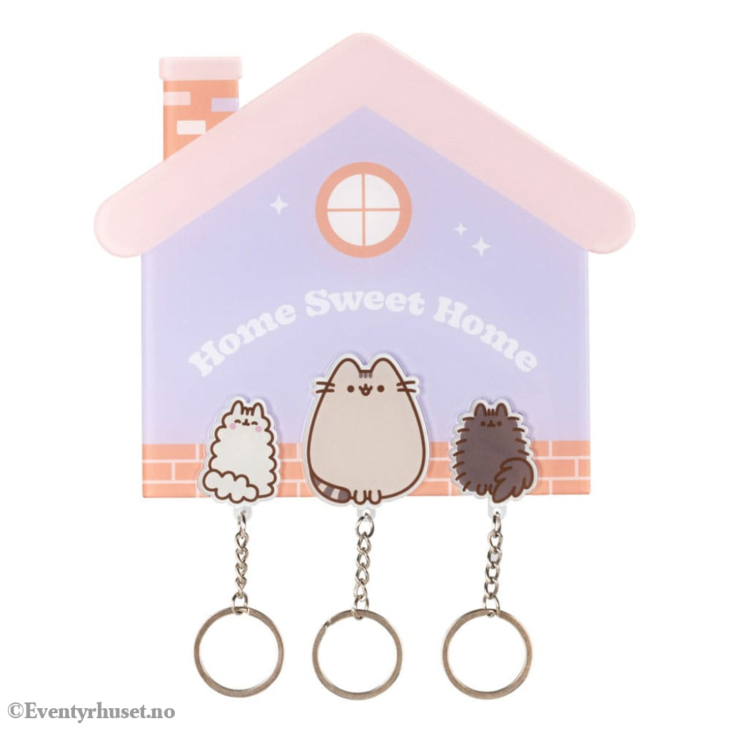 Pusheen Key rack incl. 3 key rings Fashion & Accessories