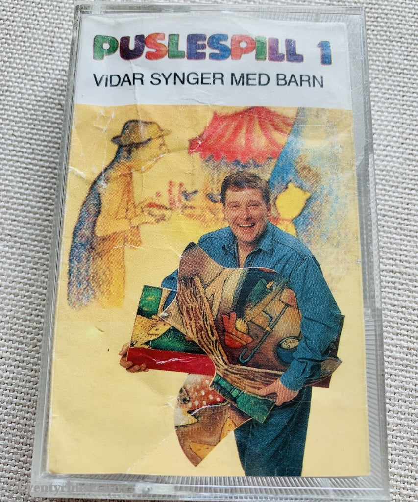 Puslespill 1. Vidar Synger Med Barn. Kassett. Kassettbok