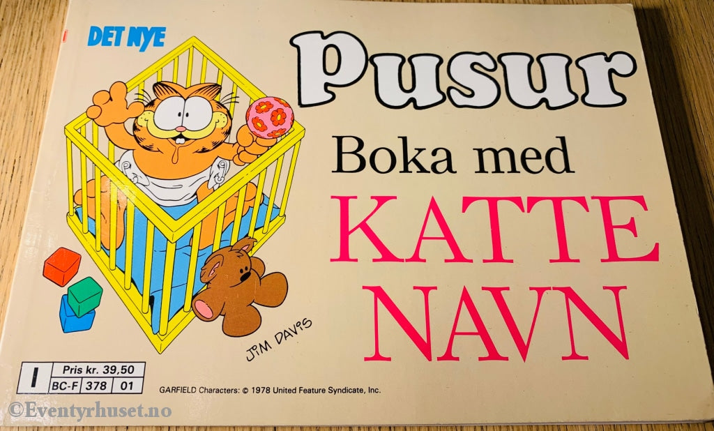 Pusur - Boka Med Kattenavn. 1989. Tegneseriealbum