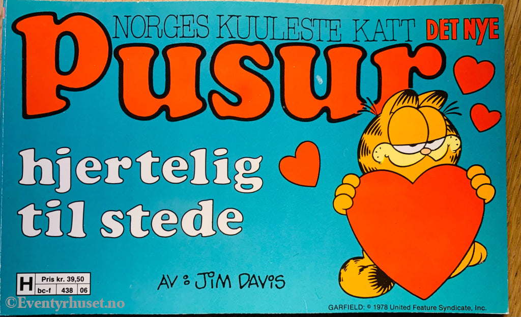 Pusur Hjertelig Til Stede. 1978. Hefte. Tegneseriealbum