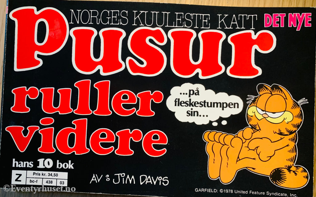 Pusur Ruller Videre. 1978. Hefte. Tegneseriealbum