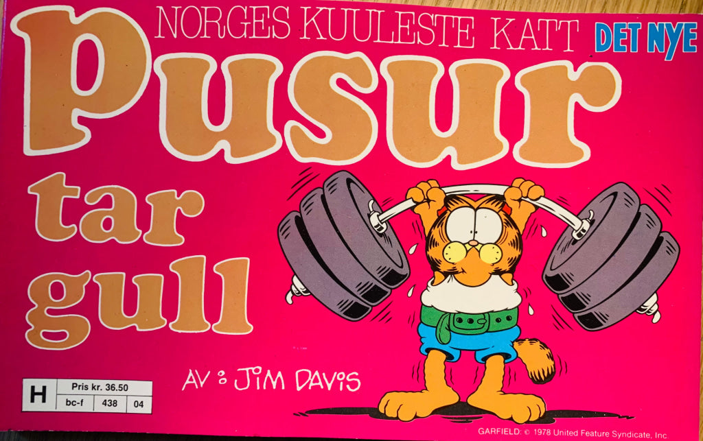 Pusur Tar Gull. 1978. Hefte. Tegneseriealbum