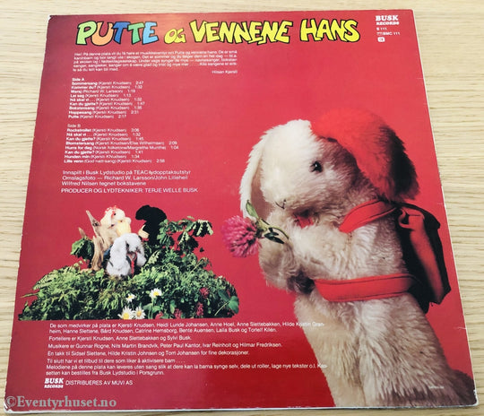 Putte Og Vennene Hans. 1982. Lp. Lp Plate