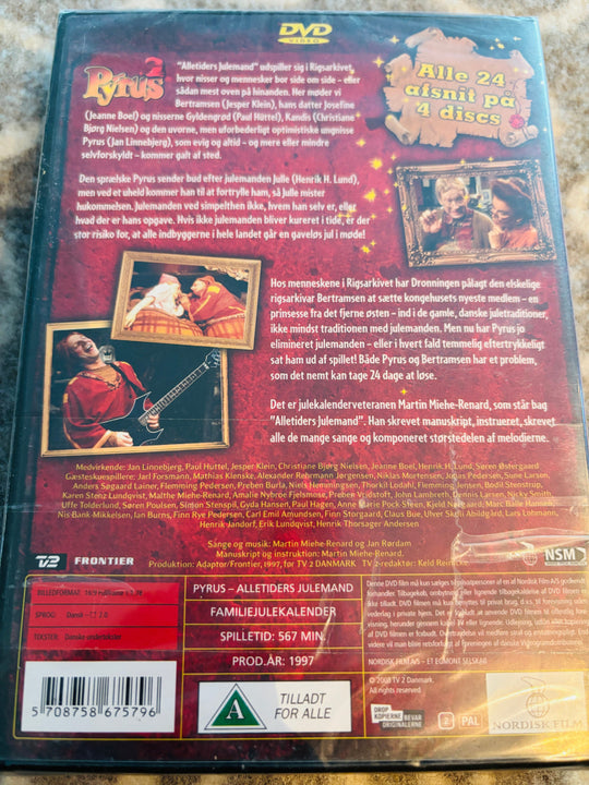 Pyrus Alle tiders Julemand. Julekalender 2007. DVD samleboks. Ny i plast! DVD