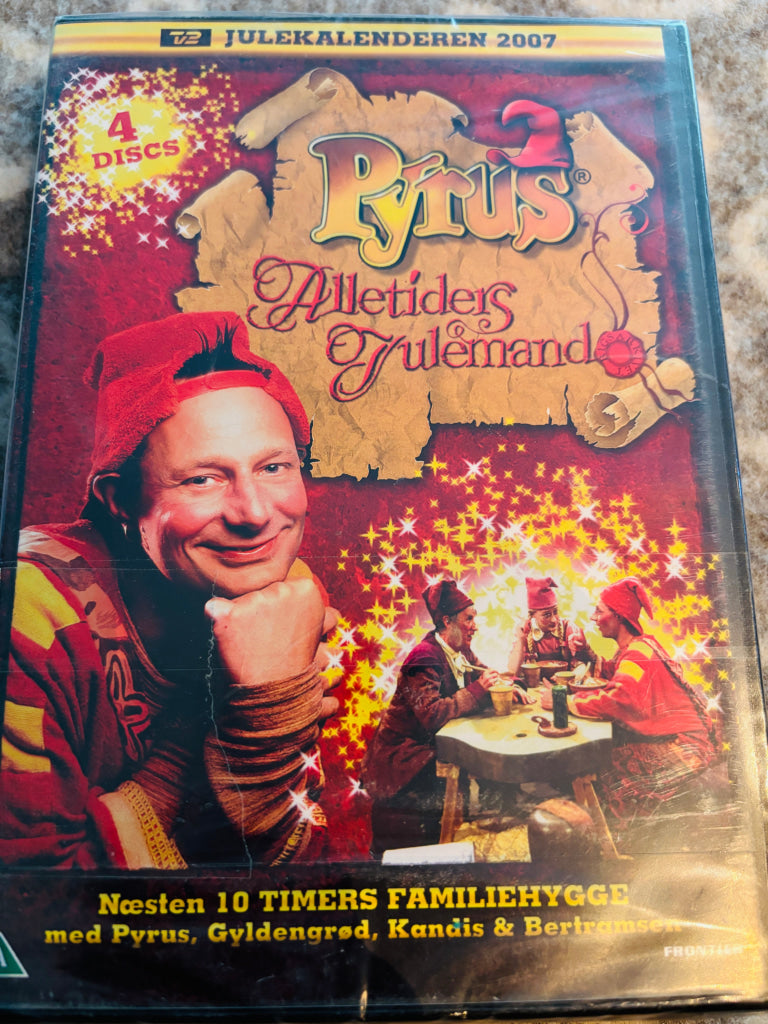 Pyrus Alle tiders Julemand. Julekalender 2007. DVD samleboks. Ny i plast! DVD