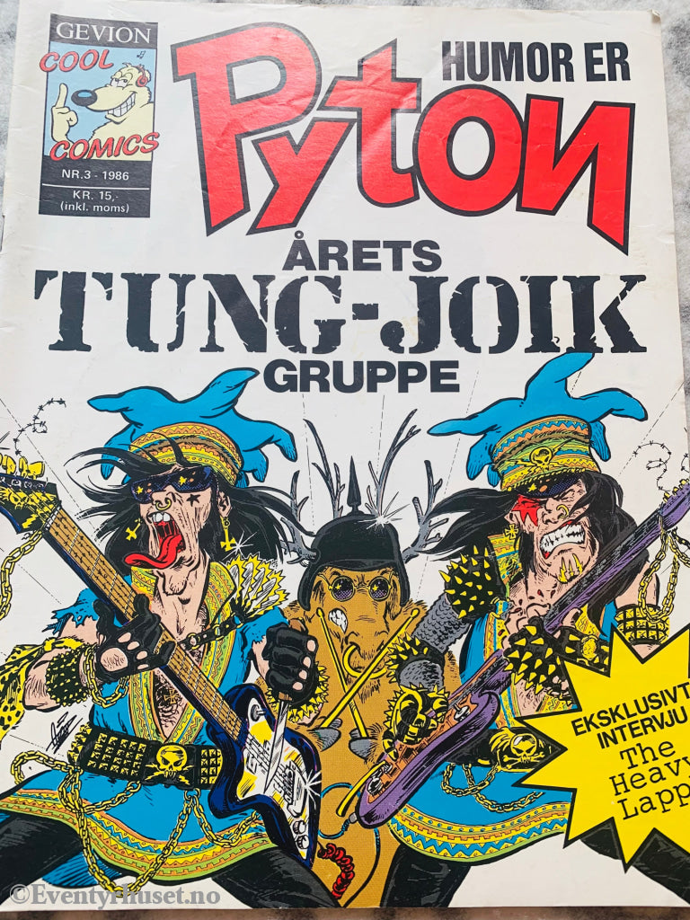 Pyton. 1986/03. Tegneserieblad