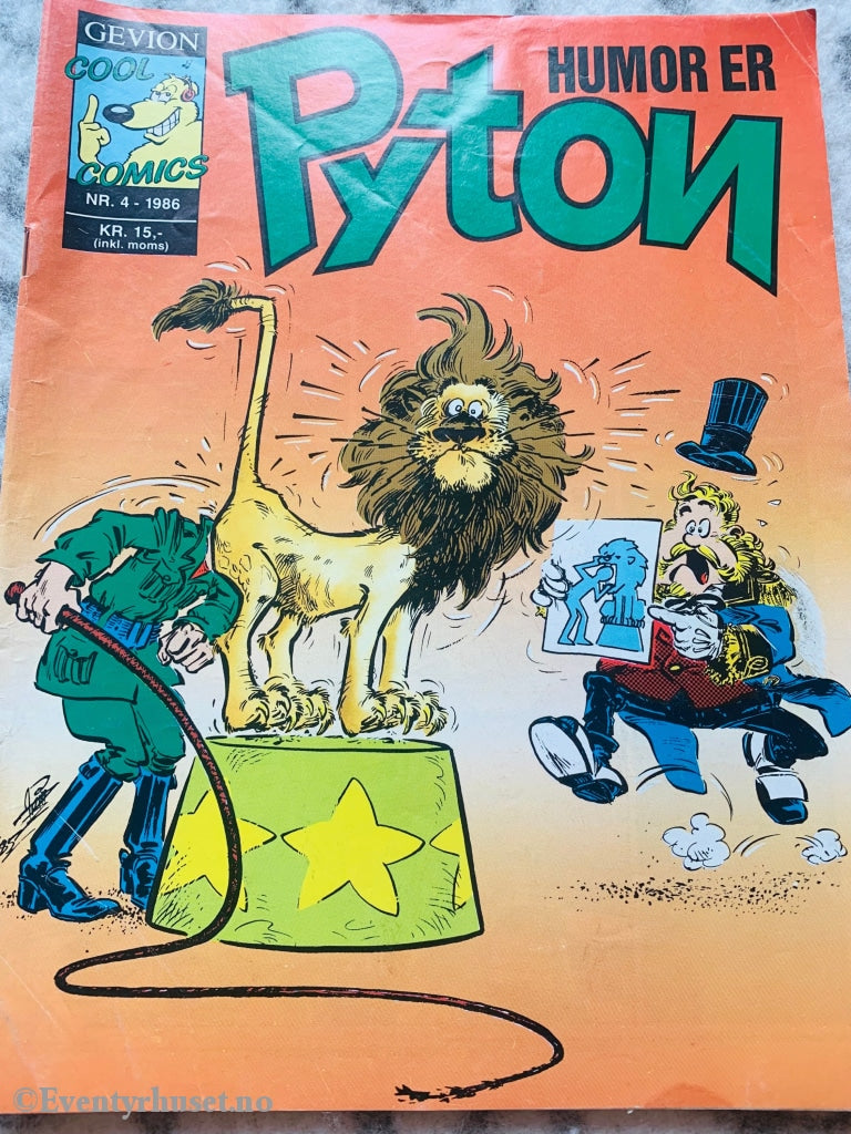 Pyton. 1986/04. Tegneserieblad