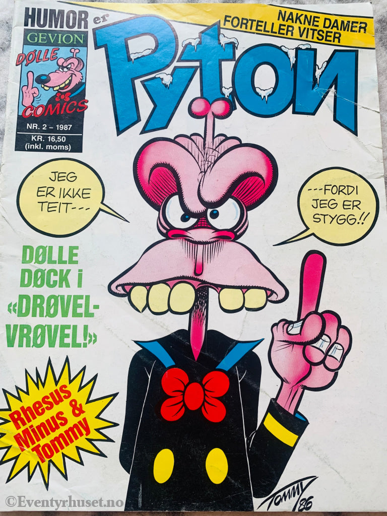 Pyton. 1987/02. Tegneserieblad