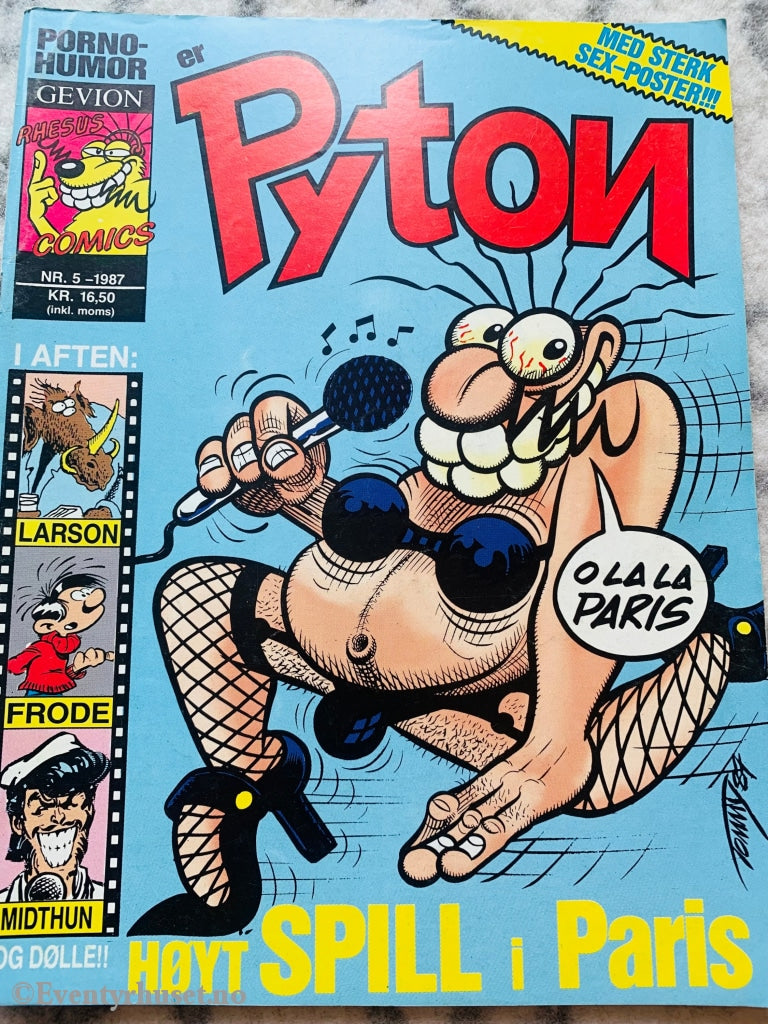 Pyton. 1987/05. Tegneserieblad