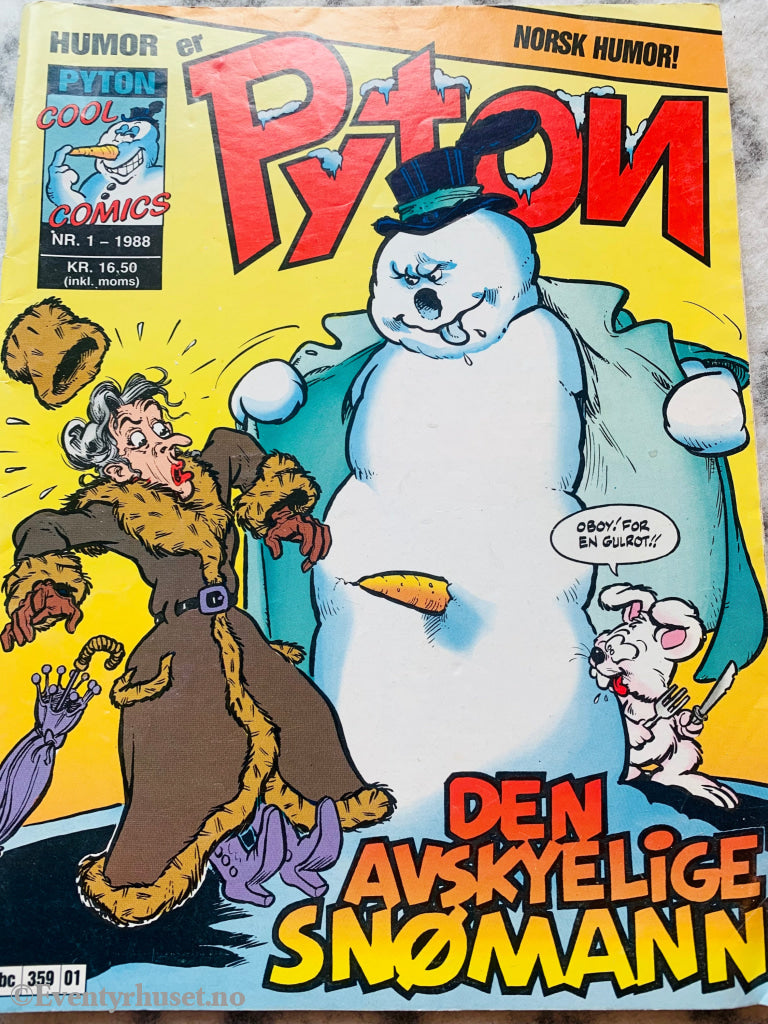 Pyton. 1988/01. Tegneserieblad