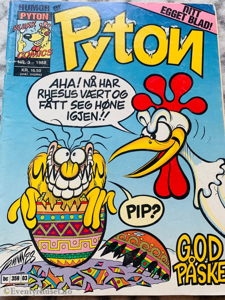 Pyton. 1988/03. Tegneserieblad