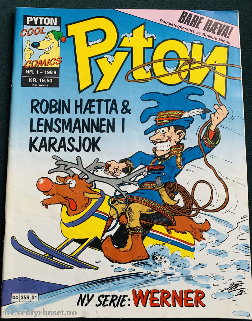 Pyton. 1989/01. Tegneserieblad