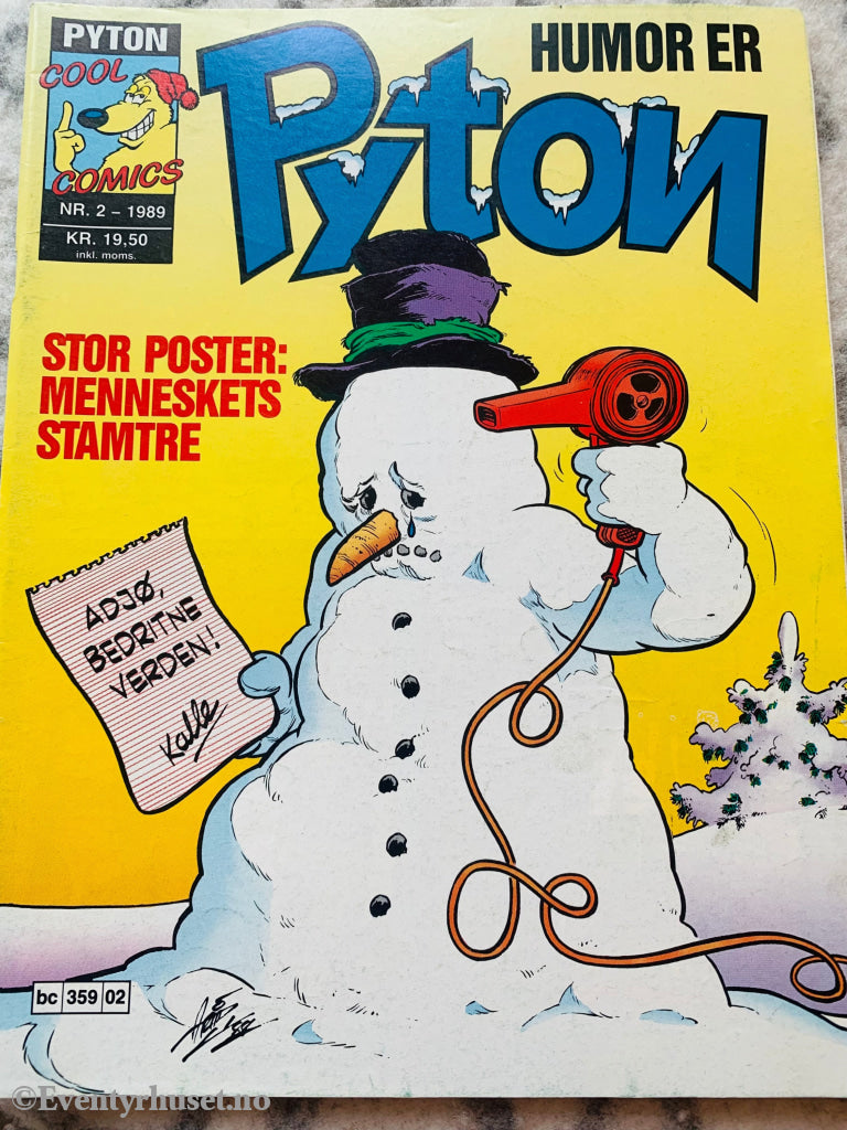 Pyton. 1989/02. Tegneserieblad