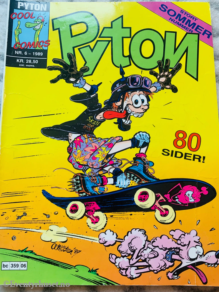 Pyton. 1989/06. Tegneserieblad