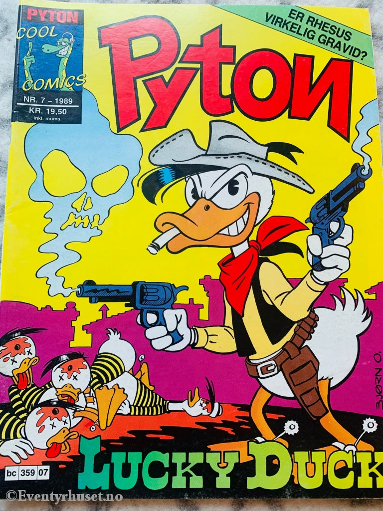 Pyton. 1989/07. Tegneserieblad